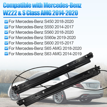 A2227800100 Left & Right Panoramic Sunroof Sliding Track For 2014-2020 Mercedes W222 & S Class AMG