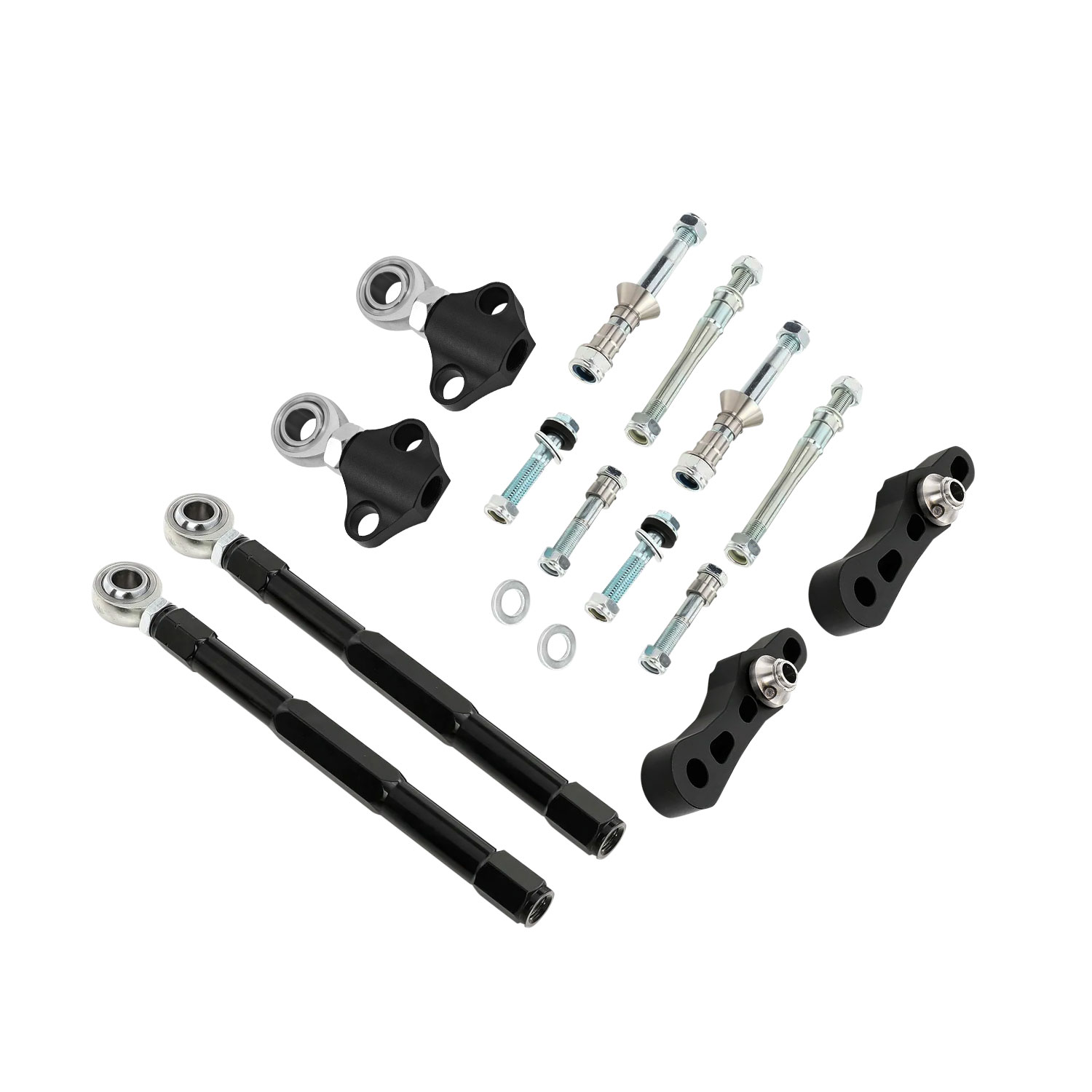 Upgraded Front Steering Drift Lower Control Arm Full  Wide Angle Kit fit for BMW E46 Chassis 323Ci/328Ci 2000 323i/328i 1999-2000 325i/325xi/330i/330xi 2001-2005