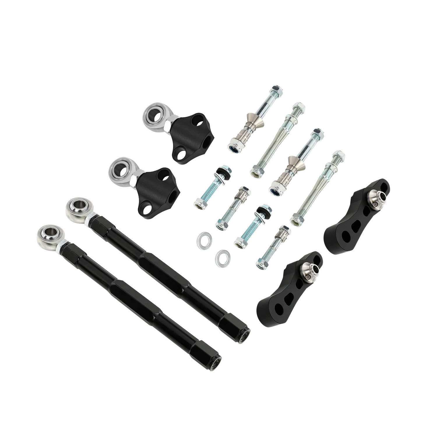 Upgraded Front Steering Drift Lower Control Arm Full  Wide Angle Kit fit for BMW E46 Chassis 323Ci/328Ci 2000 323i/328i 1999-2000 325i/325xi/330i/330xi 2001-2005