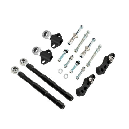 Upgraded Front Steering Drift Lower Control Arm Full  Wide Angle Kit fit for BMW E46 Chassis 323Ci/328Ci 2000 323i/328i 1999-2000 325i/325xi/330i/330xi 2001-2005