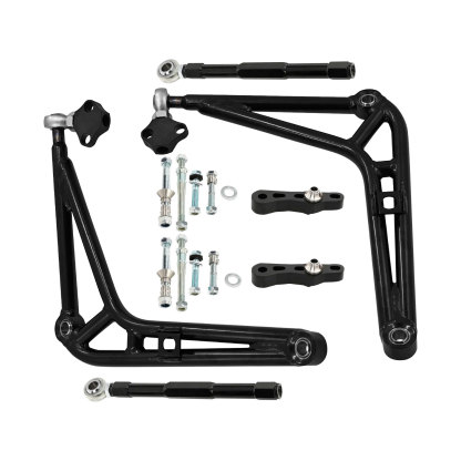 Upgraded Front Steering Drift Lower Control Arm Full  Wide Angle Kit fit for BMW E46 Chassis 323Ci/328Ci 2000 323i/328i 1999-2000 325i/325xi/330i/330xi 2001-2005