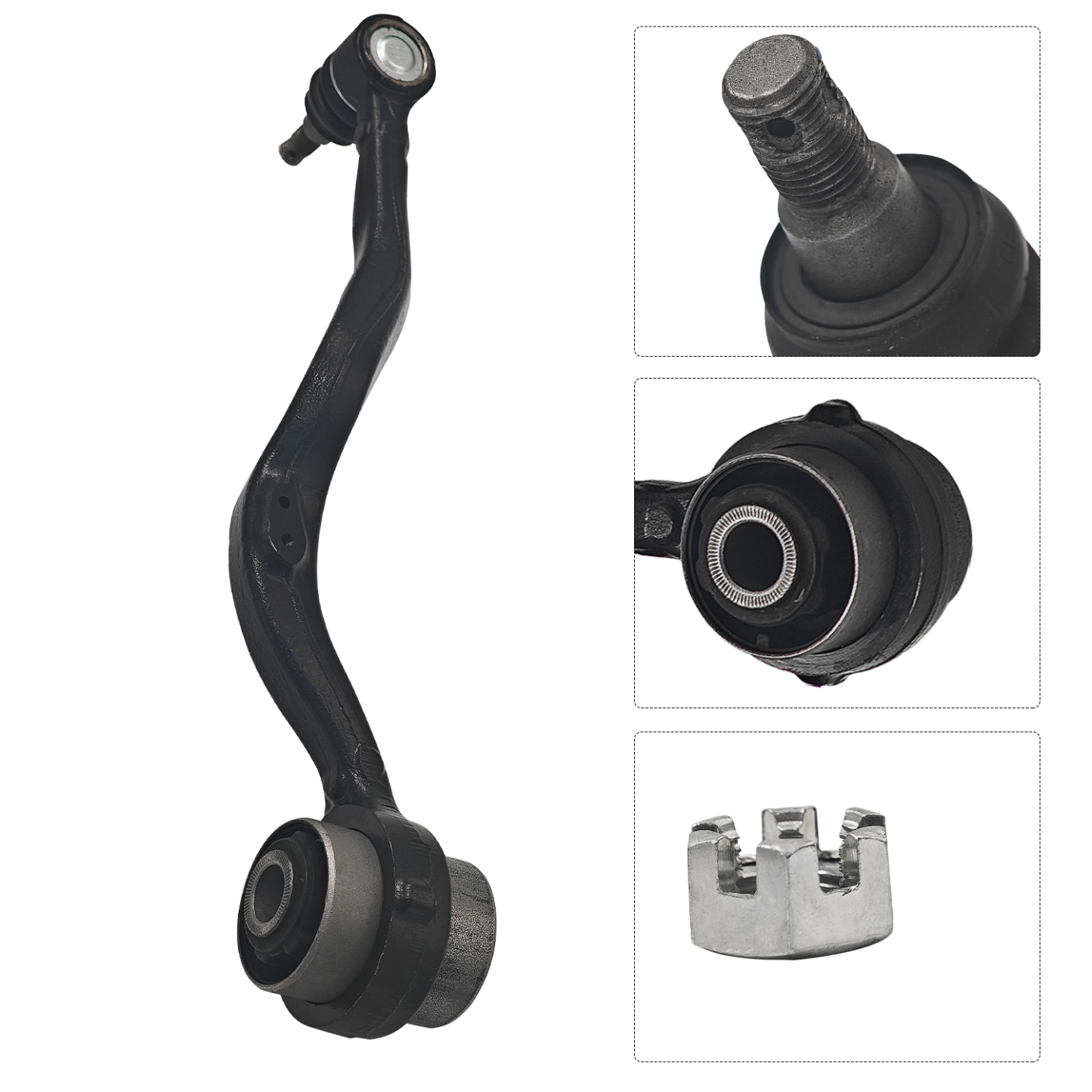 4PCS Front Lower Forward Rearward Control Arms for Lexus LS460 AWD 2009-2017