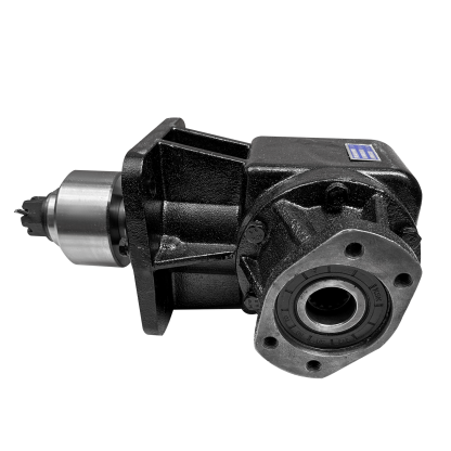 Hydraulic Brush Cutter Gearbox RC-51H Replacement for Omni Gear | 90° 1.93 Ratio 14-Tooth 1-1/4" Splined Input with Blade Hub