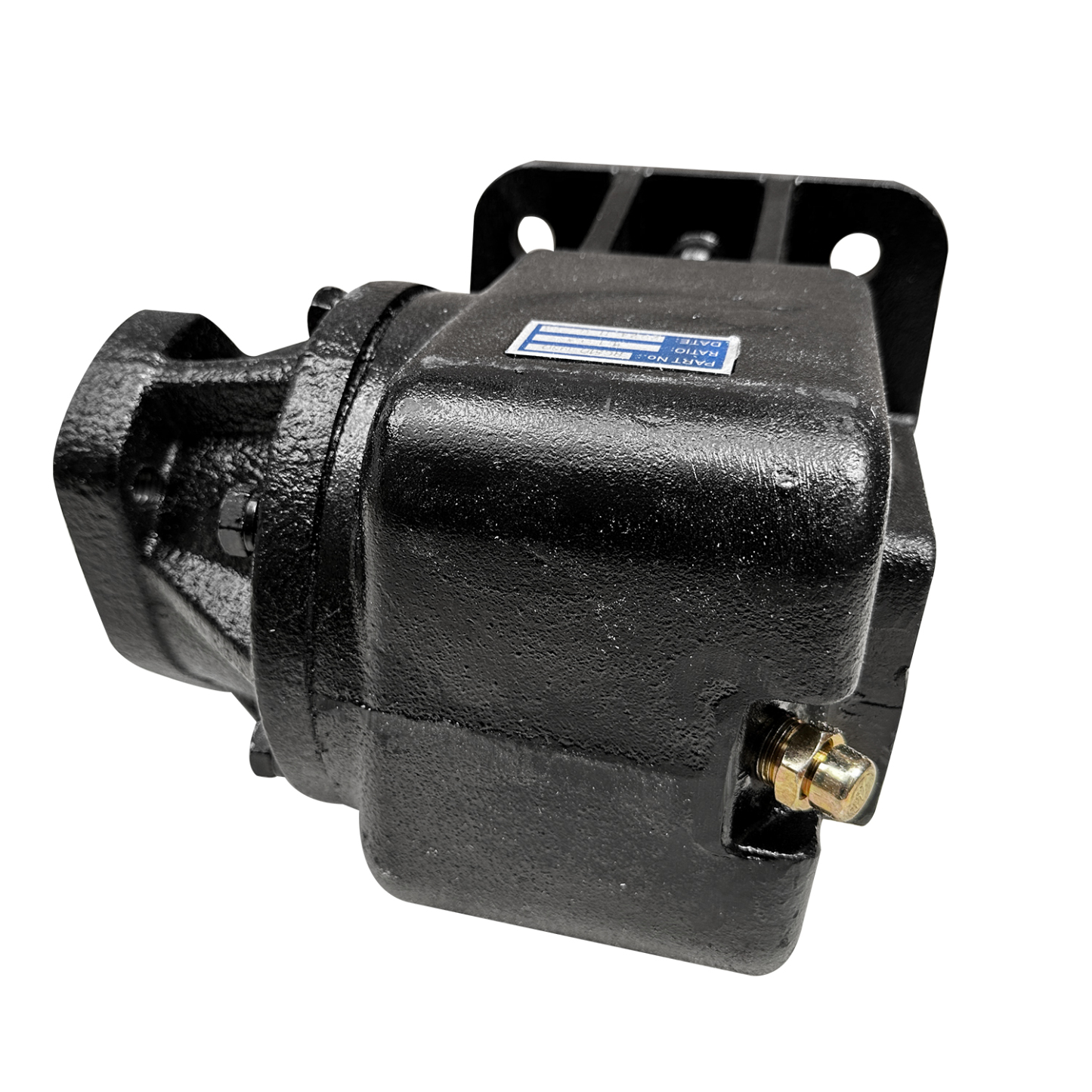 Hydraulic Brush Cutter Gearbox RC-51H Replacement for Omni Gear | 90° 1.93 Ratio 14-Tooth 1-1/4" Splined Input with Blade Hub