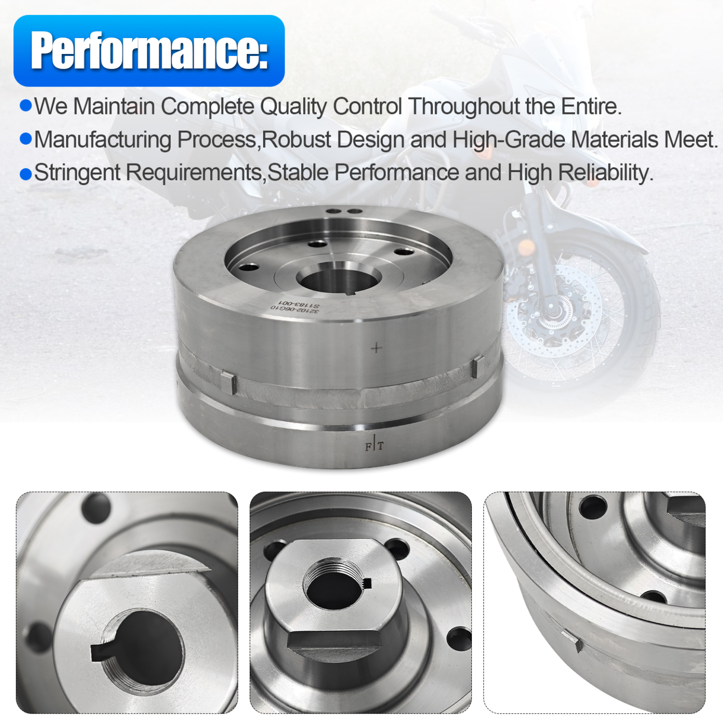 Magneto Rotor Flywheel For 2002-2012 Suzuki V-Strom 1000 DL 1000