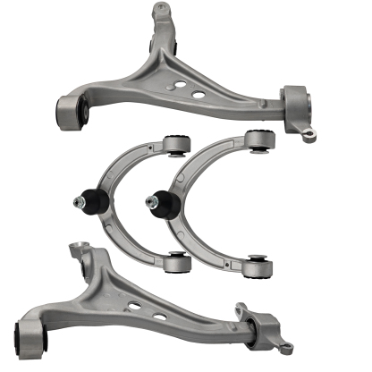4PCS Front Lower & Upper Control Arms for 2012-2018 Mercedes-Benz X166 GL350 GL450 W166 ML250