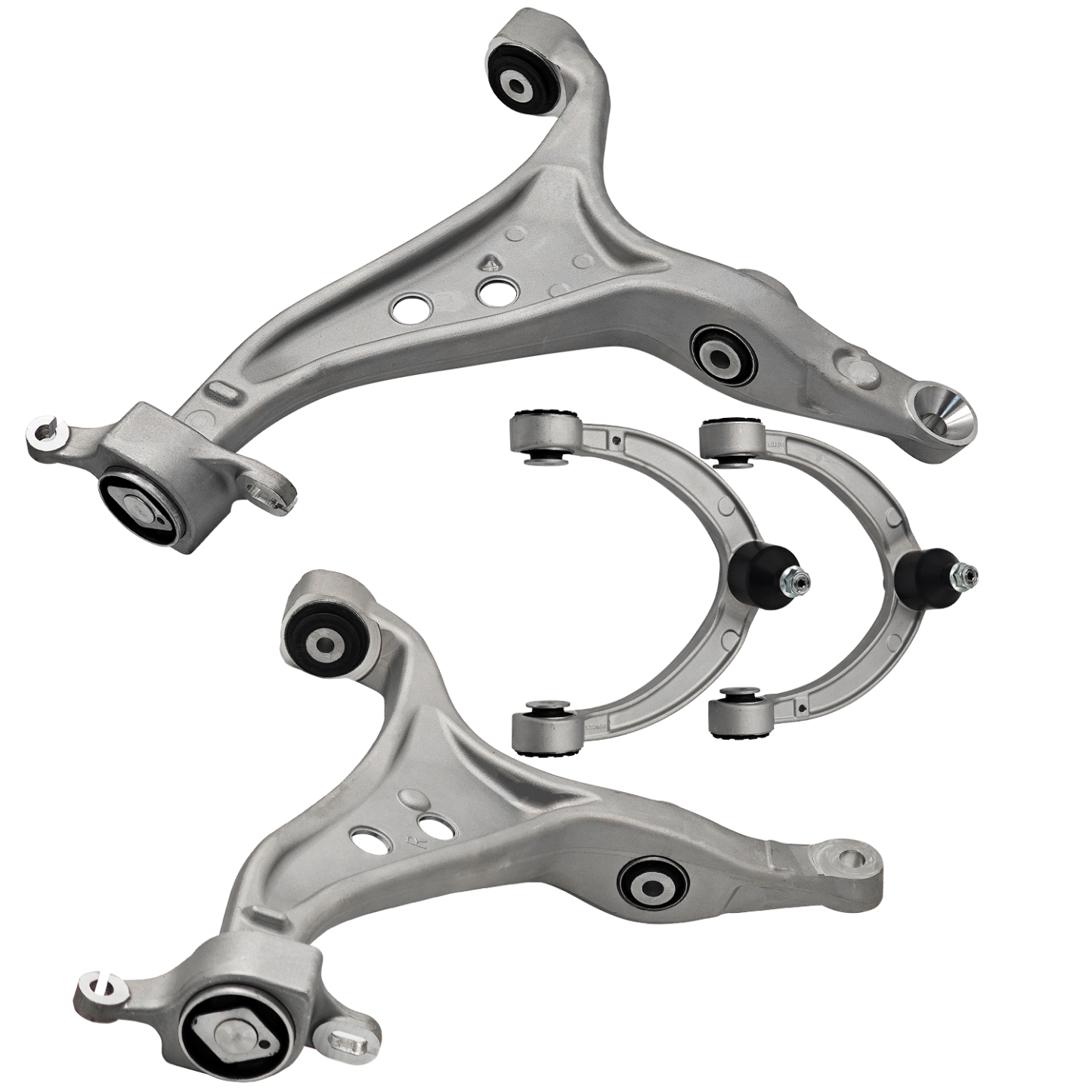 4PCS Front Lower & Upper Control Arms for 2012-2018 Mercedes-Benz X166 GL350 GL450 W166 ML250