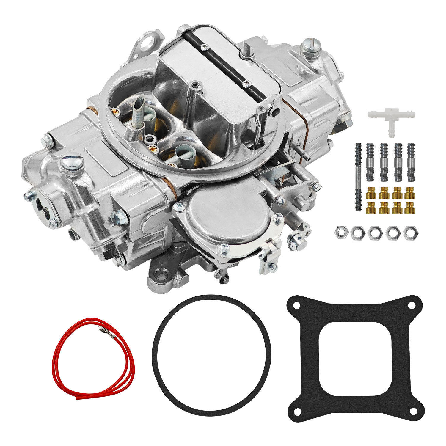 0-3310S Carburetor 4-Barrel 750 CFM Vacuum Manual Choke Fits for Holley Model 4160 Street Performance