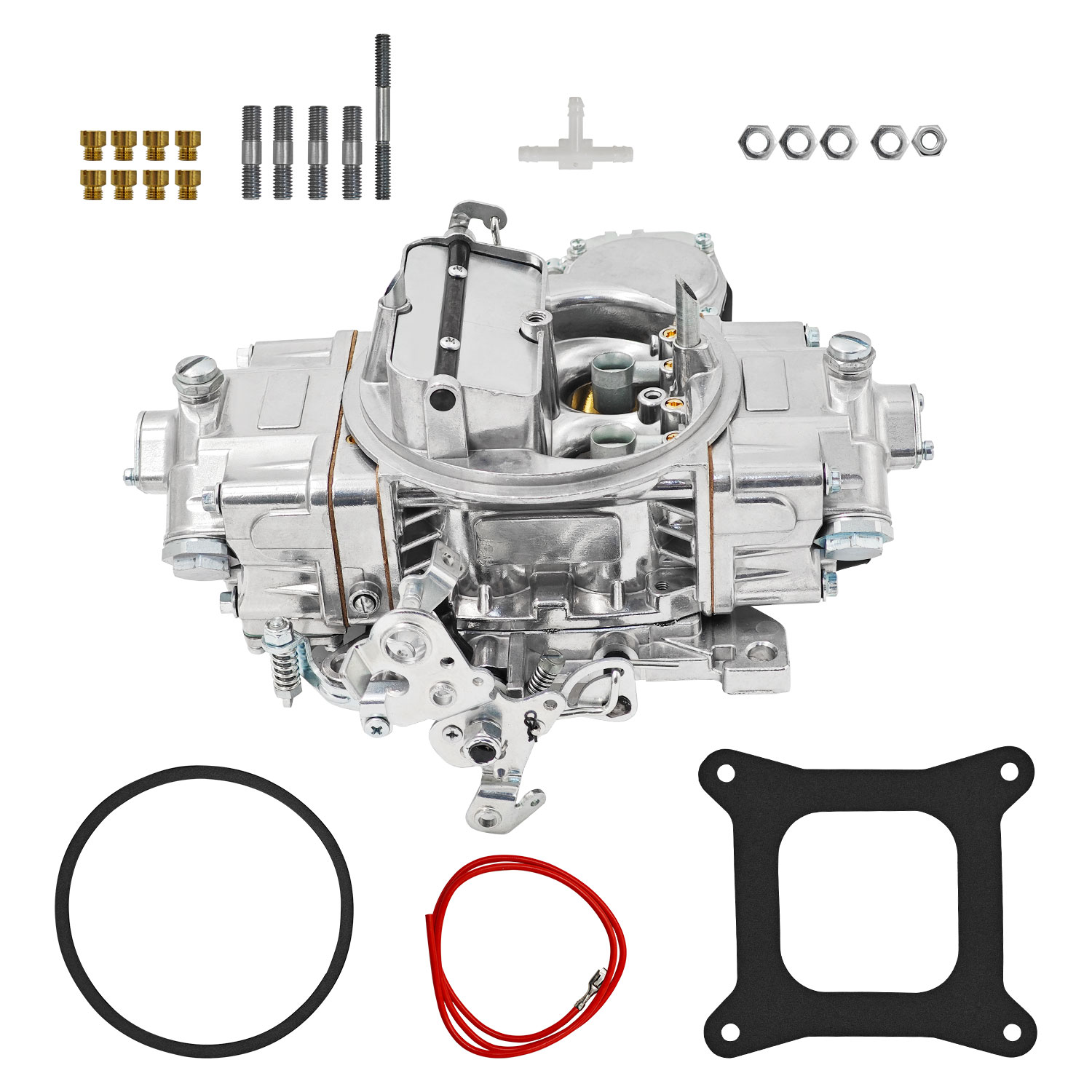 0-3310S Carburetor 4-Barrel 750 CFM Vacuum Manual Choke Fits for Holley Model 4160 Street Performance