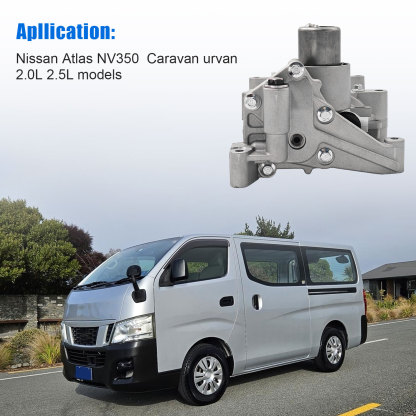 Nissan Engine Oil Pump for Atlas NV350 Caravan Urvan QR20DE QR25DE 2.0L 2.5L #12410-MA00C