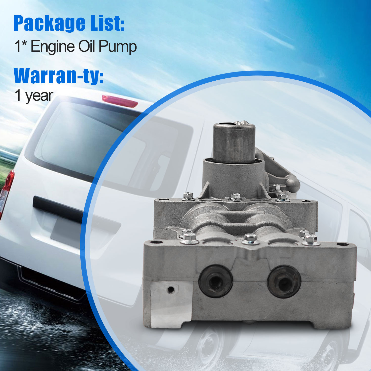 Nissan Engine Oil Pump for Atlas NV350 Caravan Urvan QR20DE QR25DE 2.0L 2.5L #12410-MA00C