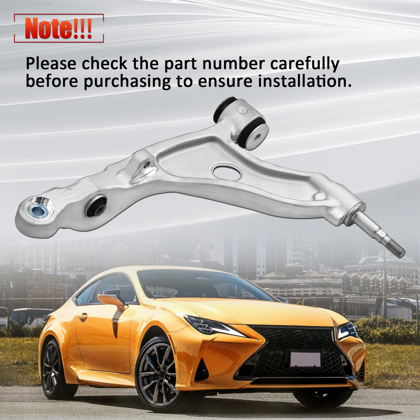  Front Left Lower Control Arm for 2013-2020 Lexus GS450h RC350 RC300 GS200t #48640-30320