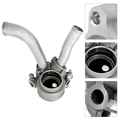 Engine Coolant Thermostat Replacement for Porsche Panamera Cayenne 3.0L 3.6L 4.8L 2010-2018