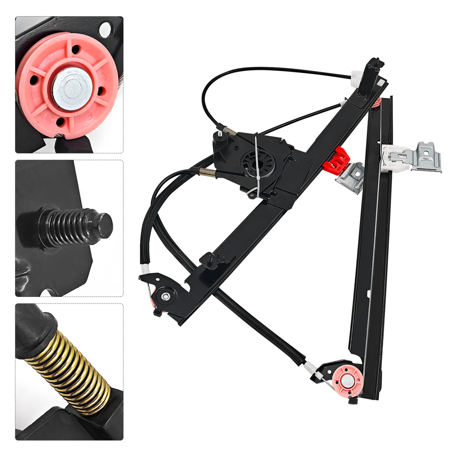 Rear Passenger Side Window Regulator W/O Motor for 2003-2013 Maserati Quattroporte M139