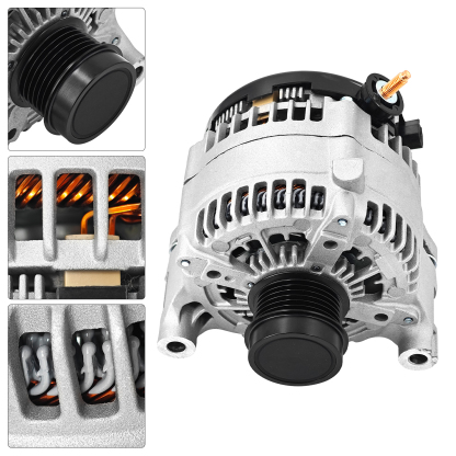 240A 12v Alternator Compatible with 2018-2020 Jeep Wrangler 2020-2021 Jeep Gladiator 3.6L V6