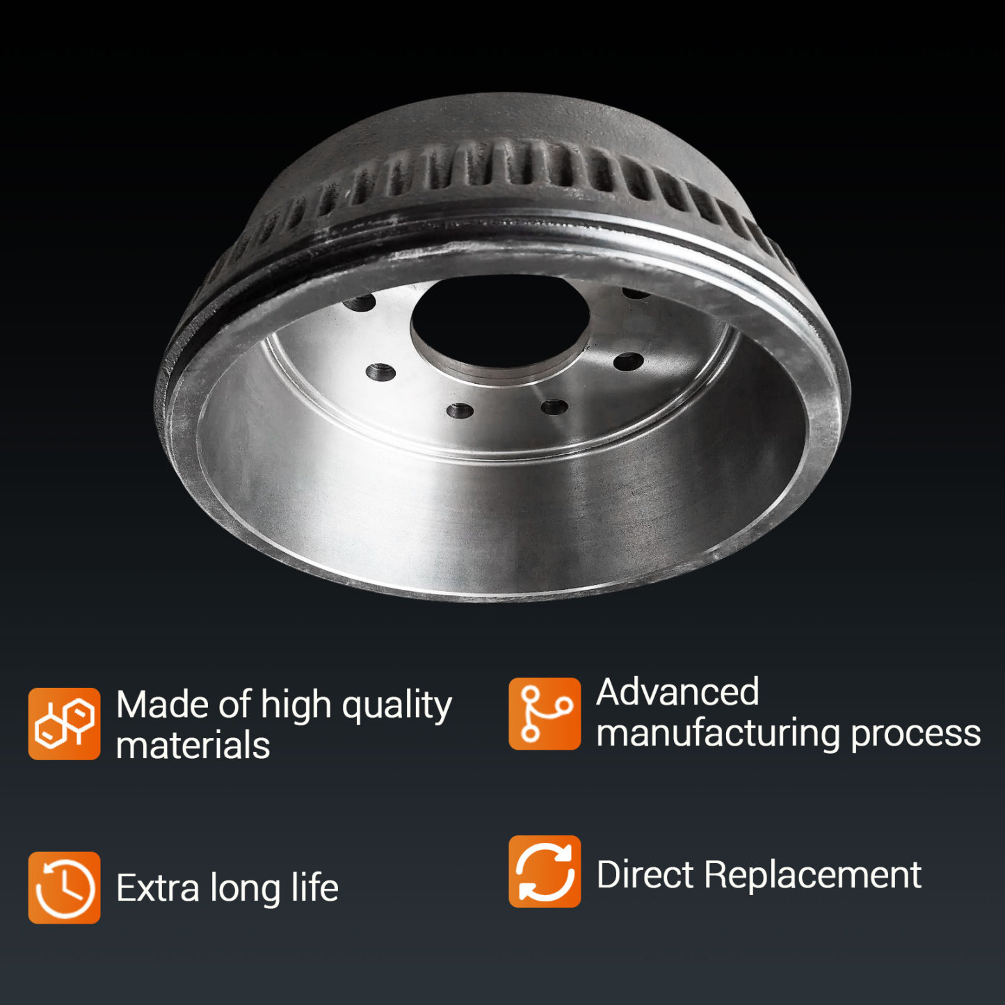 Brake Drum 10000 10K GD Trailer Axle 12.25x3.375 Fits for Dexter 9-44 and LCI Lippert