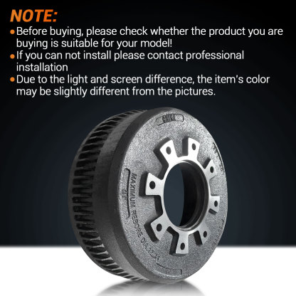 Brake Drum 10000 10K GD Trailer Axle 12.25x3.375 Fits for Dexter 9-44 and LCI Lippert