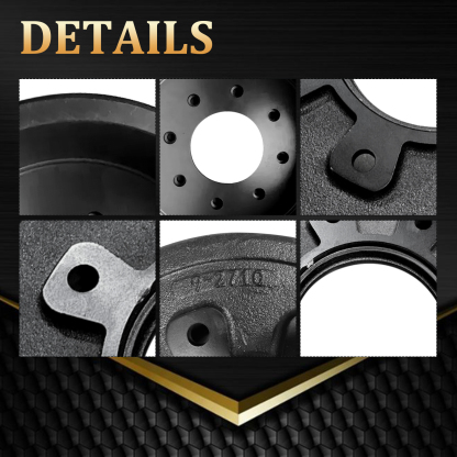 Trailer Brake Drum 10K 12.25" x 4" Axles Fits for 9-27 99-27 Drum Trailer 00902701