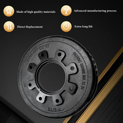 Trailer Brake Drum 10K 12.25" x 4" Axles Fits for 9-27 99-27 Drum Trailer 00902701