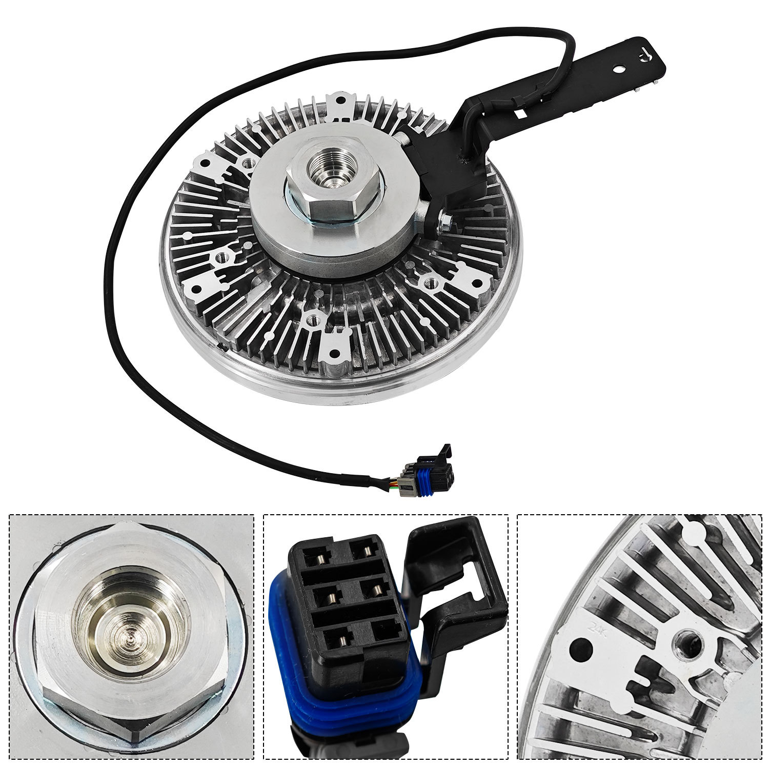 Engine Cooling Fan Clutch Compatible with Freightliner Cummins ISB ISL ISC #9804023A