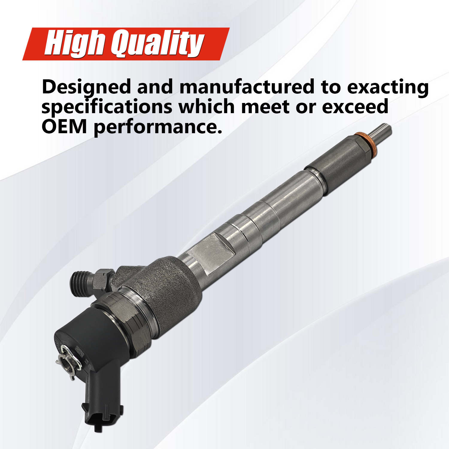 Fuel Injector Compatible with Mahindra 2555 2655 2660 Tractor #0445110545