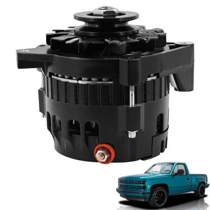 Alternator 12V 220 Amp V-Belt Pulley For GM 1985-1993 2.5L 2.8L 3.0L 4.8L 5.0L 5.7L 6.2L 6.5L 7.4L