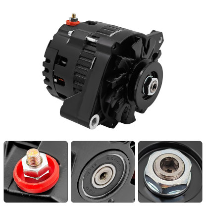 Alternator 12V 220 Amp V-Belt Pulley For GM 1985-1993 2.5L 2.8L 3.0L 4.8L 5.0L 5.7L 6.2L 6.5L 7.4L