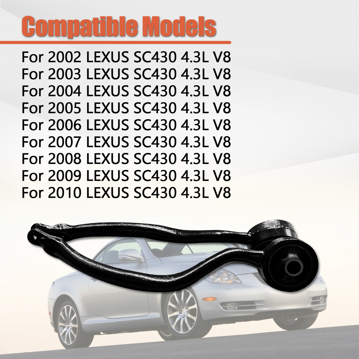 Front Left & Right Lower Control Arm Set for LEXUS 2002-2010 SC430
