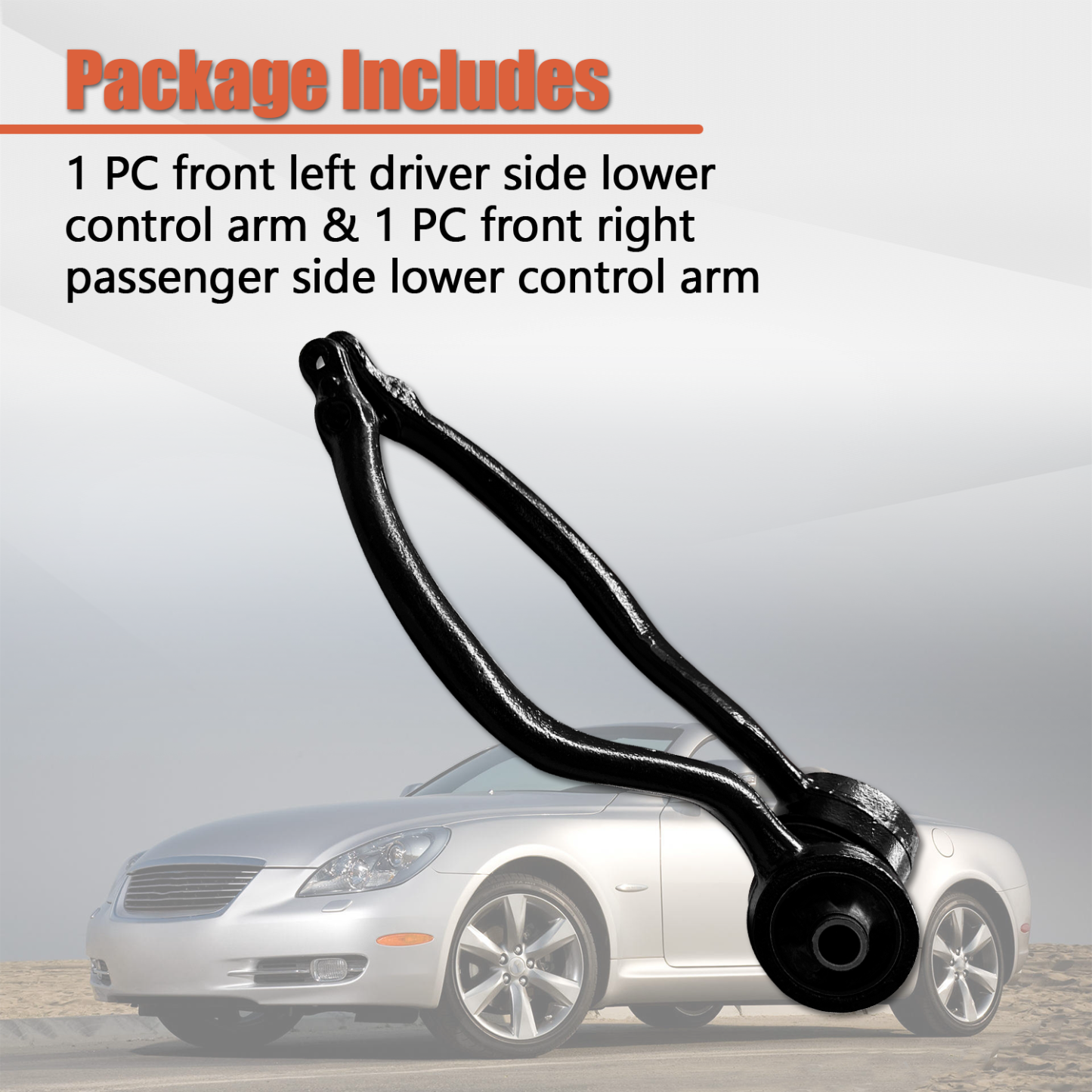 Front Left & Right Lower Control Arm Set for LEXUS 2002-2010 SC430