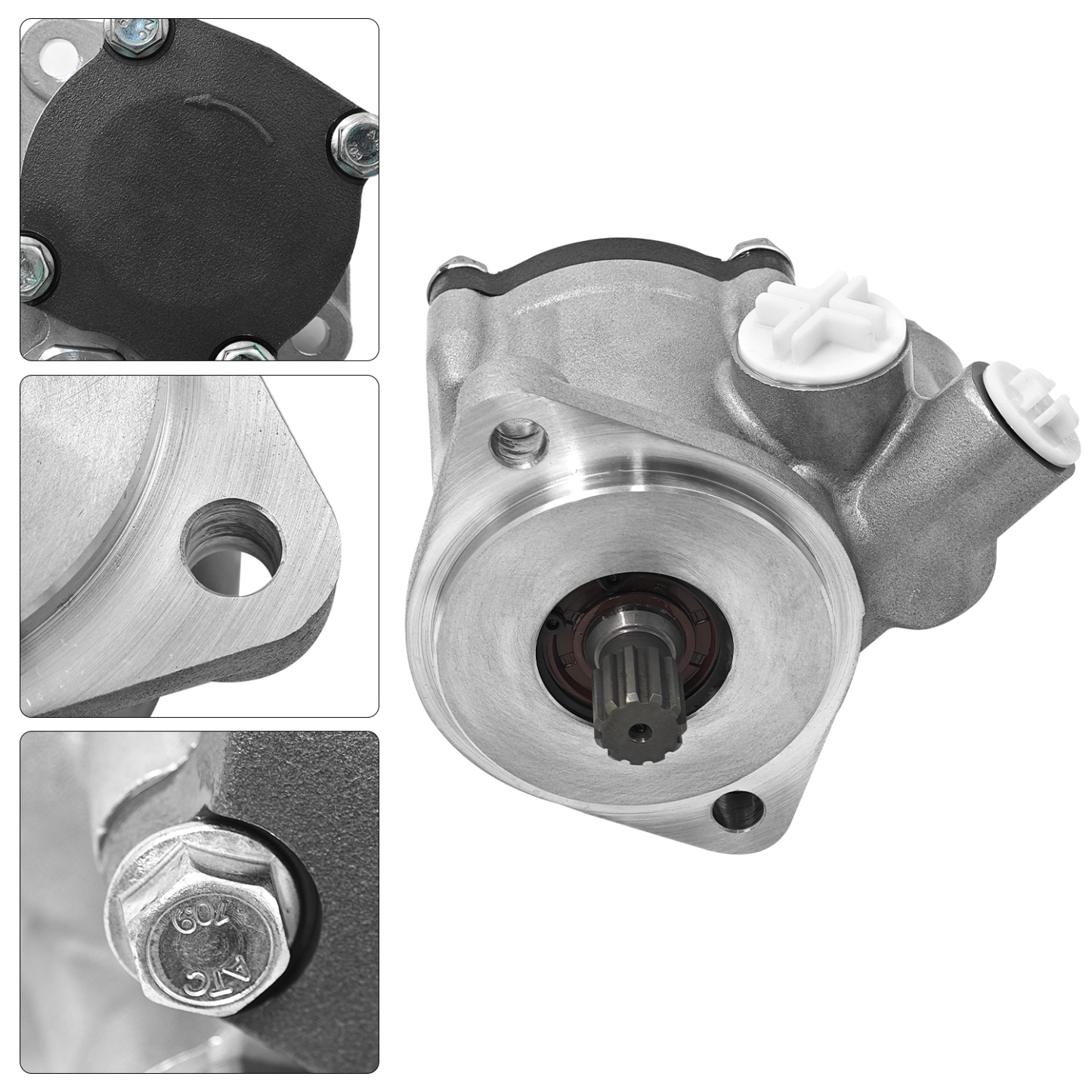 Power Steering Pump Fit for Cummins ISX Pump Rotation: Right