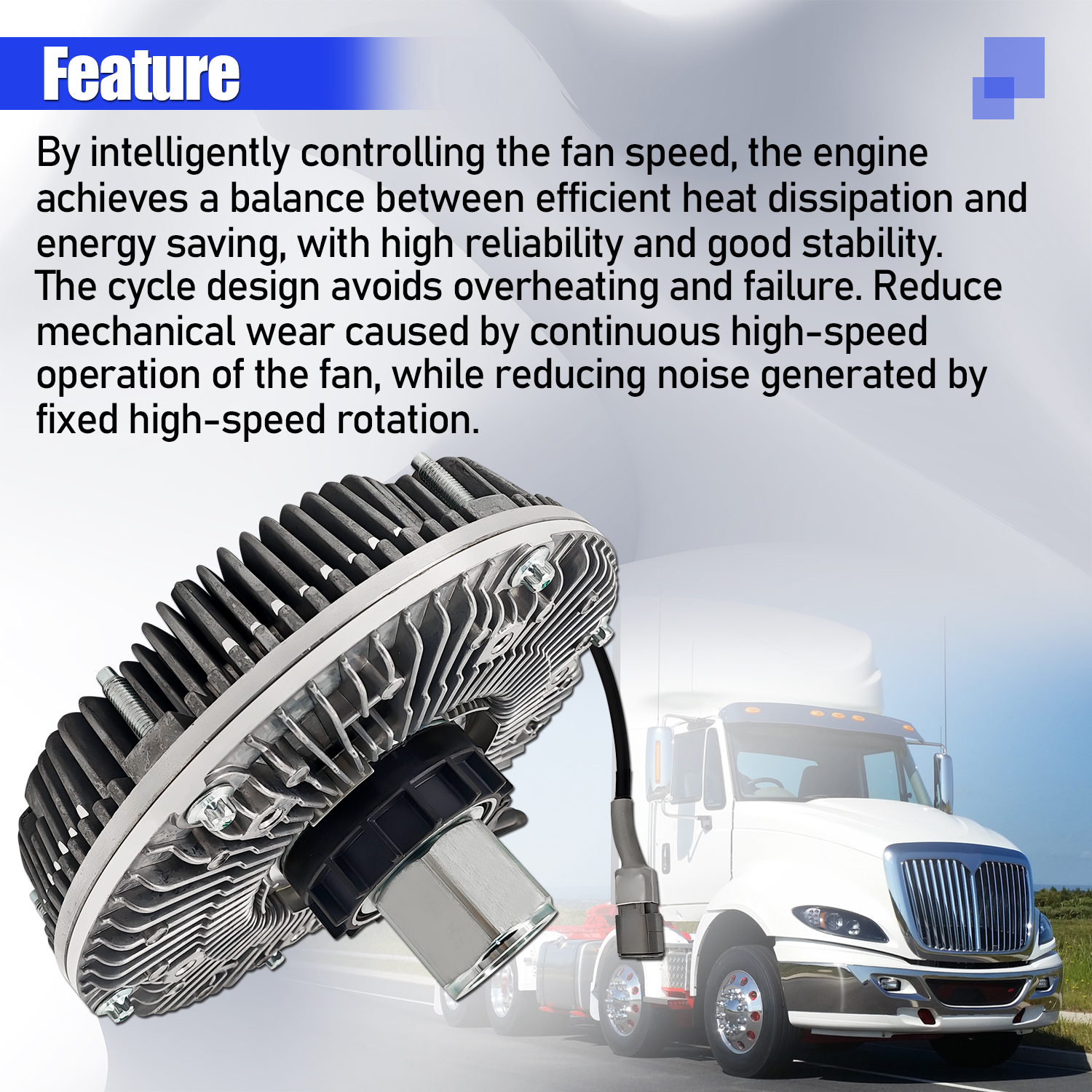 Fan Clutch Fits For International Transtar Prostar Paystar with MaxxForce 11 13 N13 2007-2013