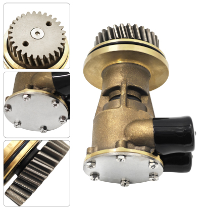 Cooling Raw Water Pump Fit for CAT Caterpillar 3054 3054B Engine 425-5411 for Small Skid Steers in Industry Agriculture