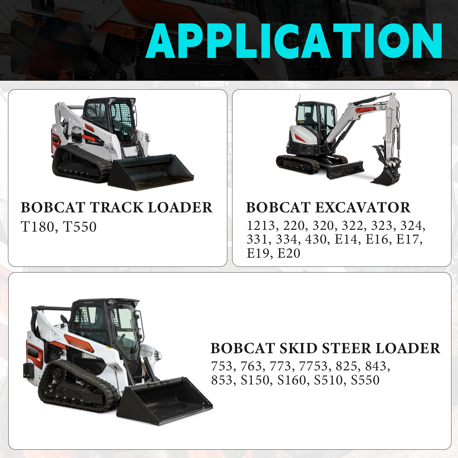 6539236 Hydraulic Lift Cylinder Head fit for Bobcat 1213 220 320 322 323 324 331 334 430 753 763 773 7753 825 843 853 E14 E16 E17 E19 E20 S150 S160 S510 S550 T180 T550