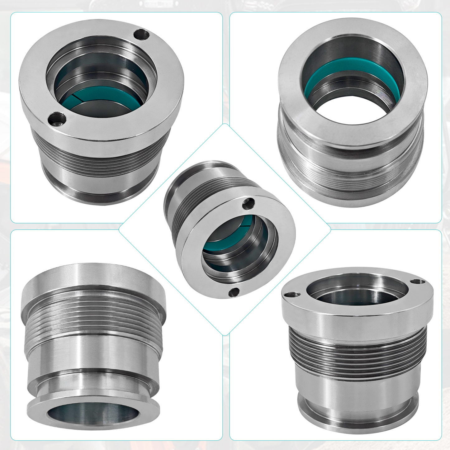 6539236 Hydraulic Lift Cylinder Head fit for Bobcat 1213 220 320 322 323 324 331 334 430 753 763 773 7753 825 843 853 E14 E16 E17 E19 E20 S150 S160 S510 S550 T180 T550