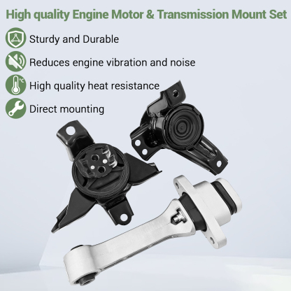 Engine Motor & Transmission Mount Set For Kia Sorento 3.3L at Only-FWD 2016-2020