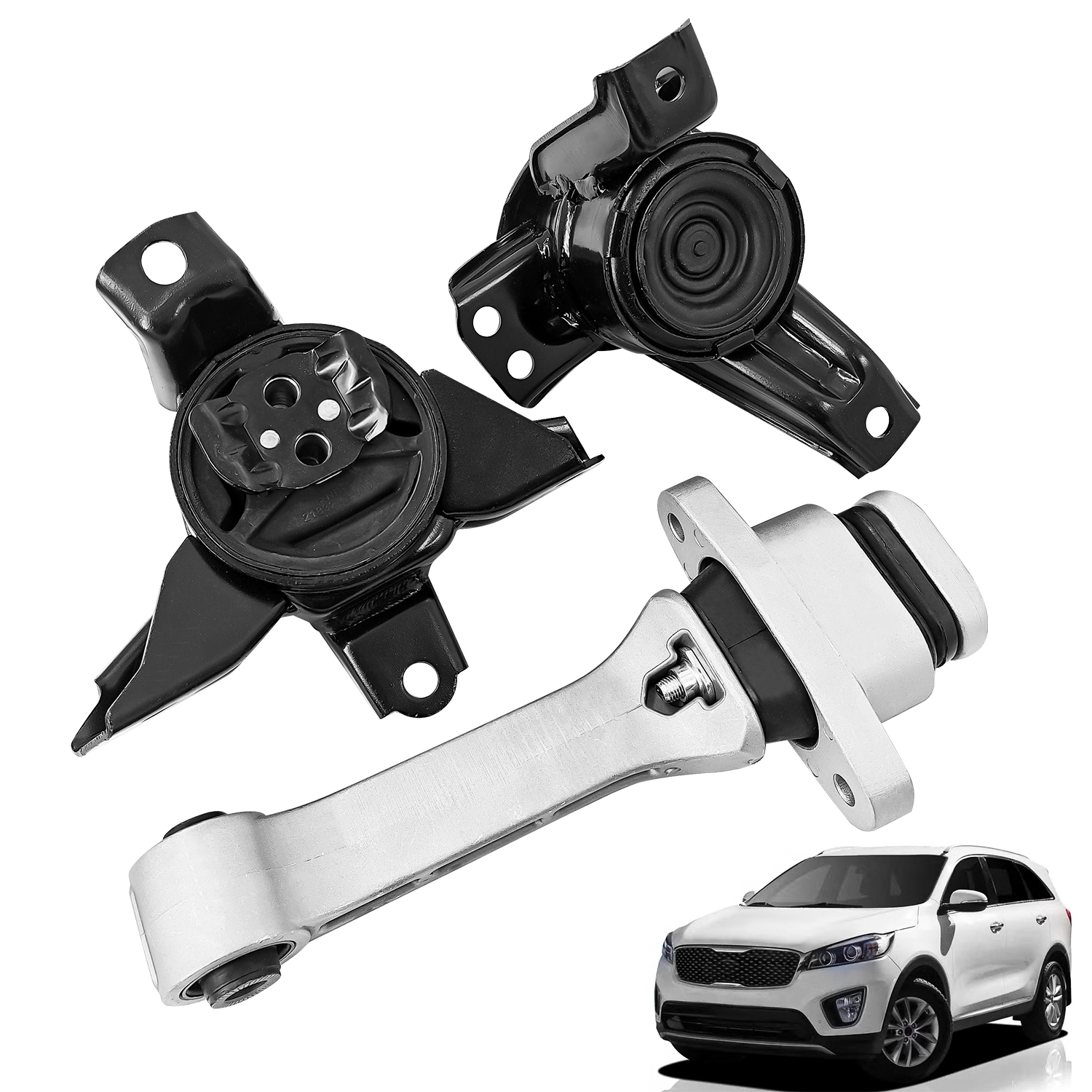 Engine Motor & Transmission Mount Set For Kia Sorento 3.3L at Only-FWD 2016-2020