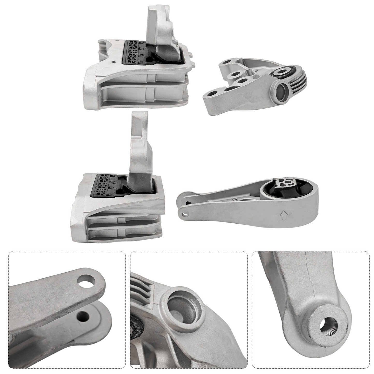 4PCS Engine Motor Mount & Automatic Transmission Mount Set For Chevy Equinox 2018-2024 1.5L FWD, for GMC Terrain 2018-2021