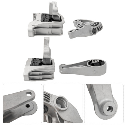 4PCS Engine Motor Mount & Automatic Transmission Mount Set For Chevy Equinox 2018-2024 1.5L FWD, for GMC Terrain 2018-2021