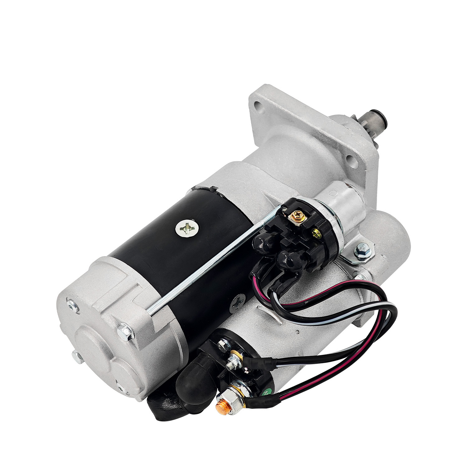Starter Motor 12V 10T Compatible with Blue Bird Freightliner 108SD Cummins ISB 6.7 Engine