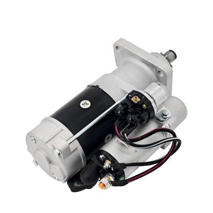 Starter Motor 12V 10T Compatible with Blue Bird Freightliner 108SD Cummins ISB 6.7 Engine