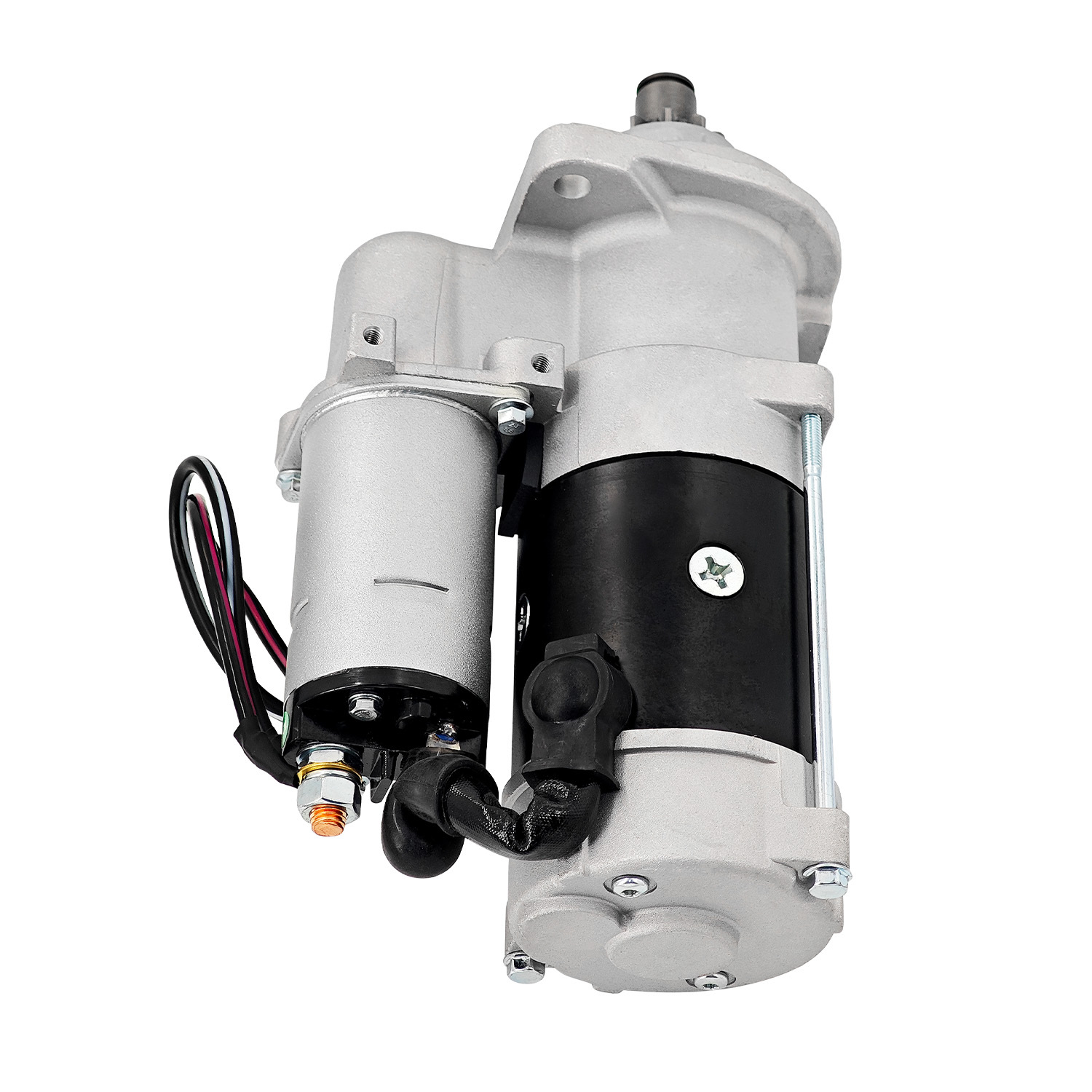 Starter Motor 12V 10T Compatible with Blue Bird Freightliner 108SD Cummins ISB 6.7 Engine