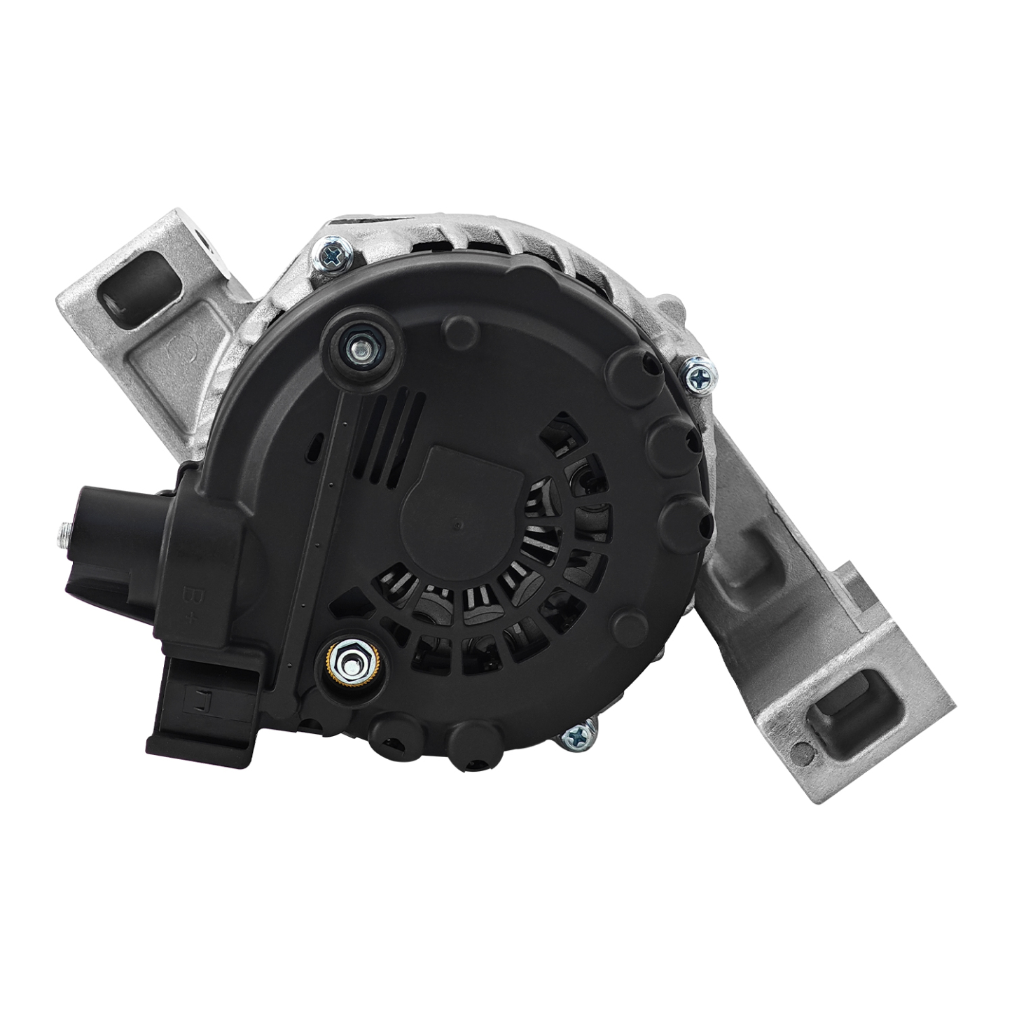 Alternator 12V 150A fit for Ford Focus 2012-2018 L4 2.0L, 4-Groove Decoupler Pulley Clockwise,