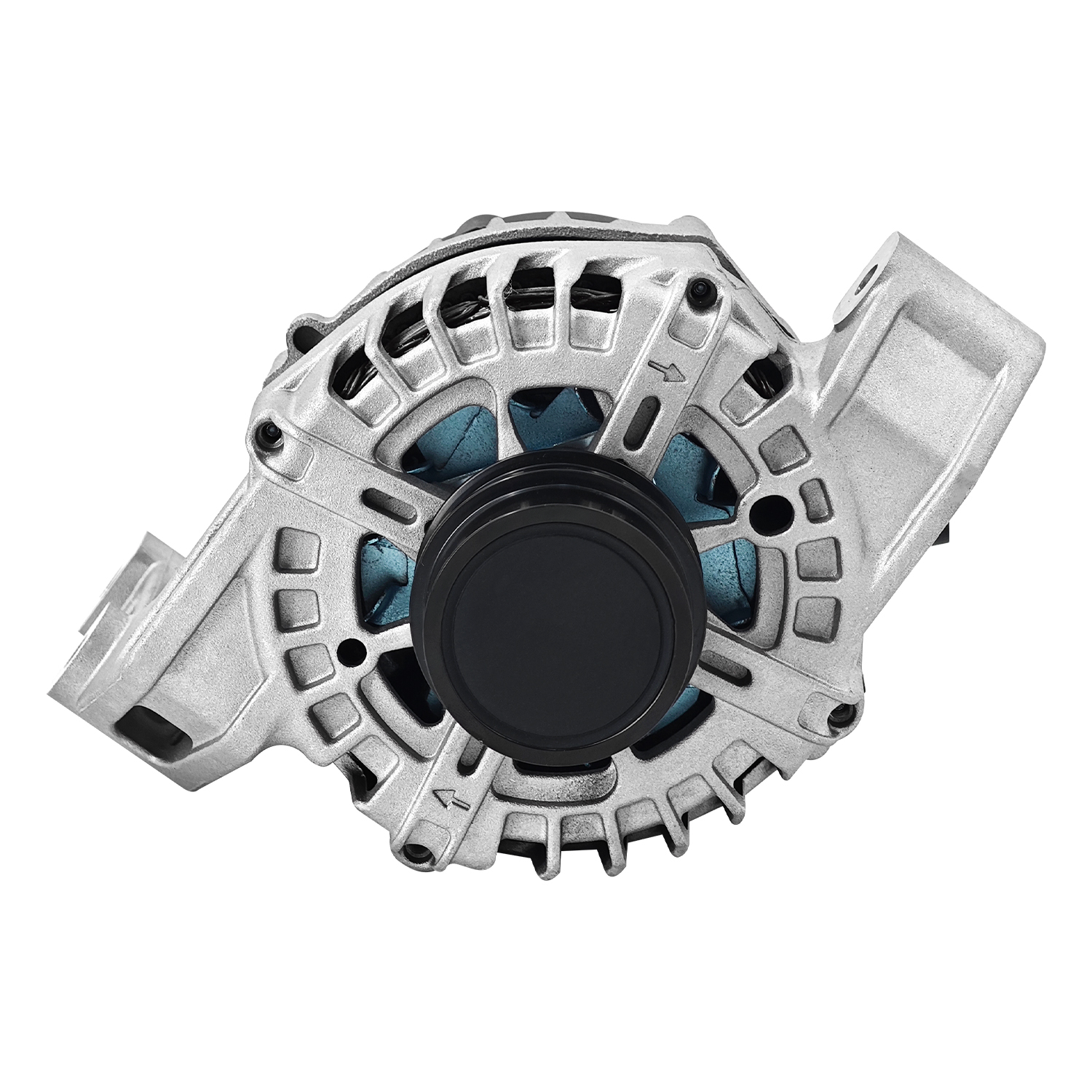 Alternator 12V 150A fit for Ford Focus 2012-2018 L4 2.0L, 4-Groove Decoupler Pulley Clockwise,