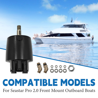 HH5770-3 Marine Hydraulic Helm Pump for Seastar Pro 2.0 Front Mount Outboard Boats