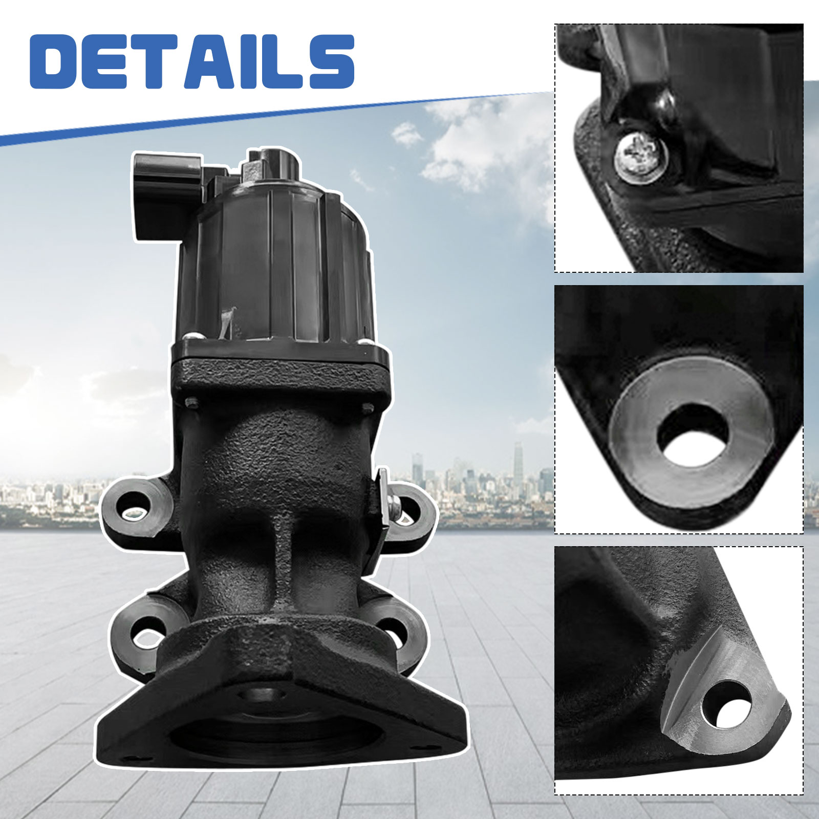 EGR Valve Fits For Isuzu 4HK1 4HK1-T Truck NPR NPR-HD NQR NRR