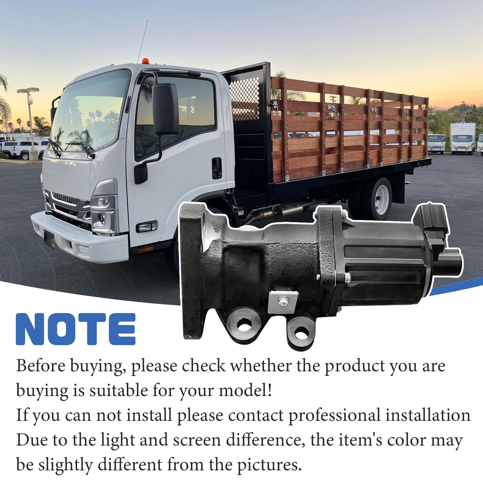 EGR Valve Fits For Isuzu 4HK1 4HK1-T Truck NPR NPR-HD NQR NRR