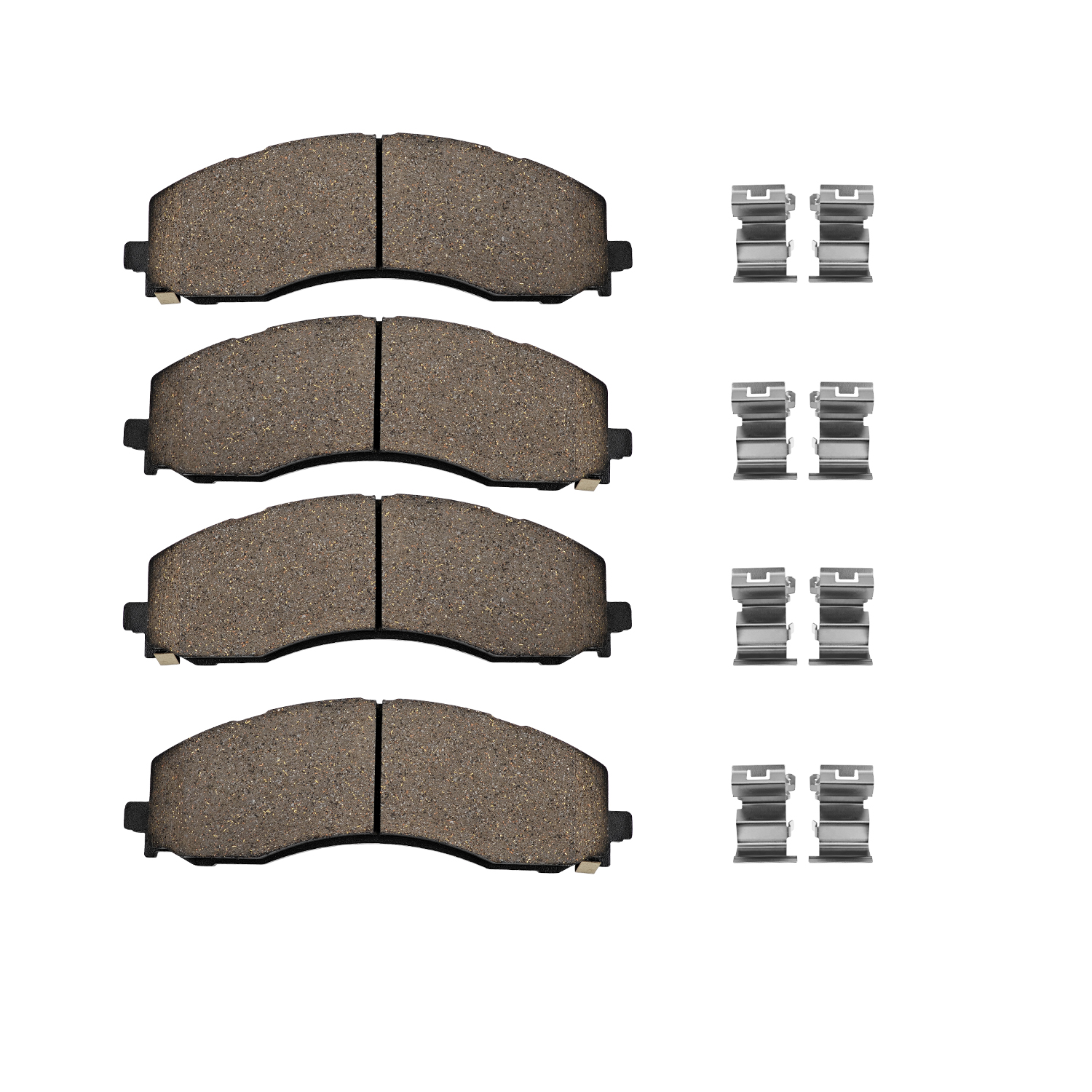  Front Disc Brake Pad Kit Fits for 2019-2024 Dodge Ram 2500 & 3500 6.4L V8 / 6.7L L6 68461656AA