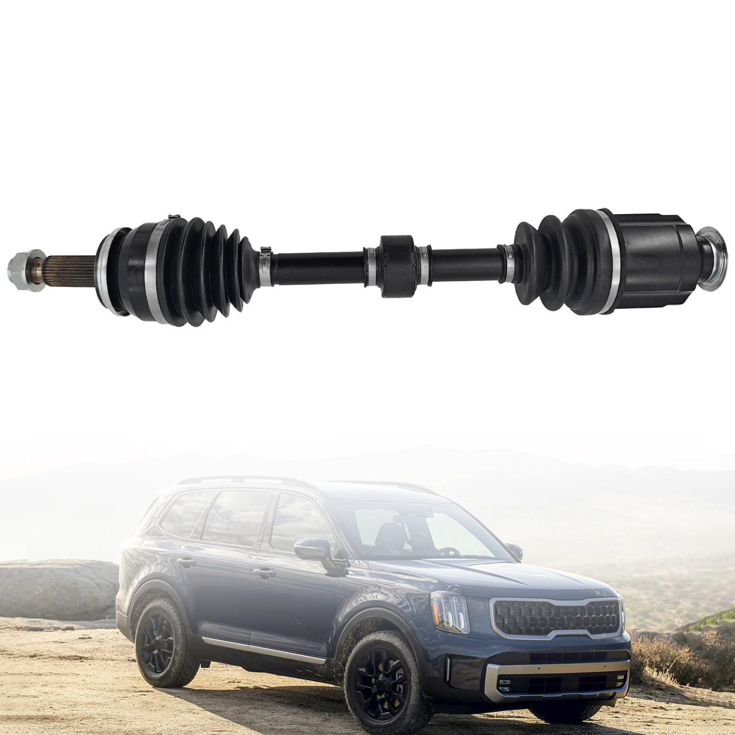 Axle Shaft Front Right Passenger Side Compatible with 2020-2022 Kia Telluride Sport 3.8L