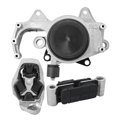 3PCS Engine & Transmission Mount Kit for Nissan Rogue 1.5L 2021-2024 Automatic CVT