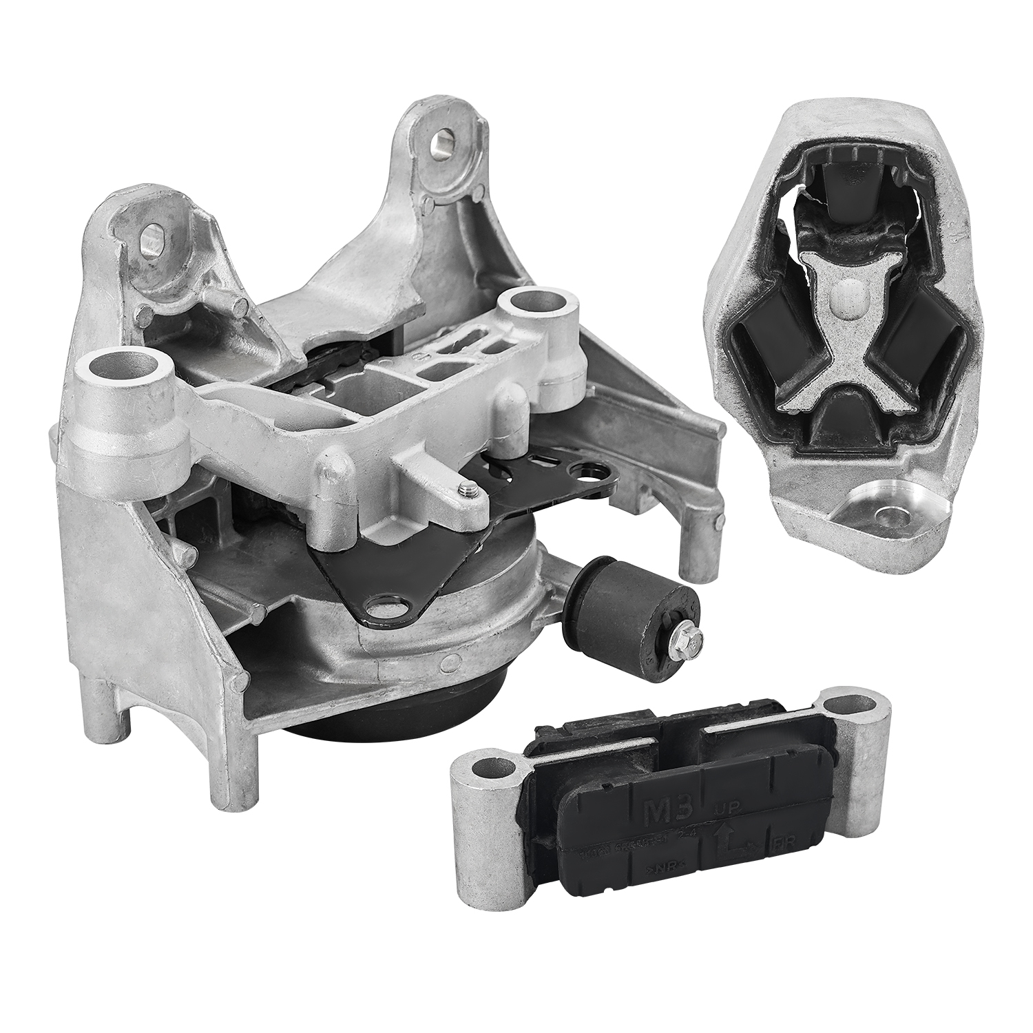 3PCS Engine & Transmission Mount Kit for Nissan Rogue 1.5L 2021-2024 Automatic CVT